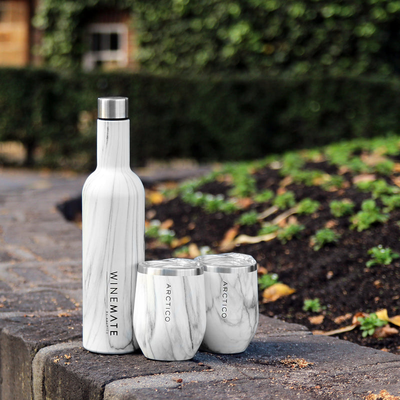 Winemate 750ml Bottle & 2x DVINE 355ml Wine Glass Gift Set